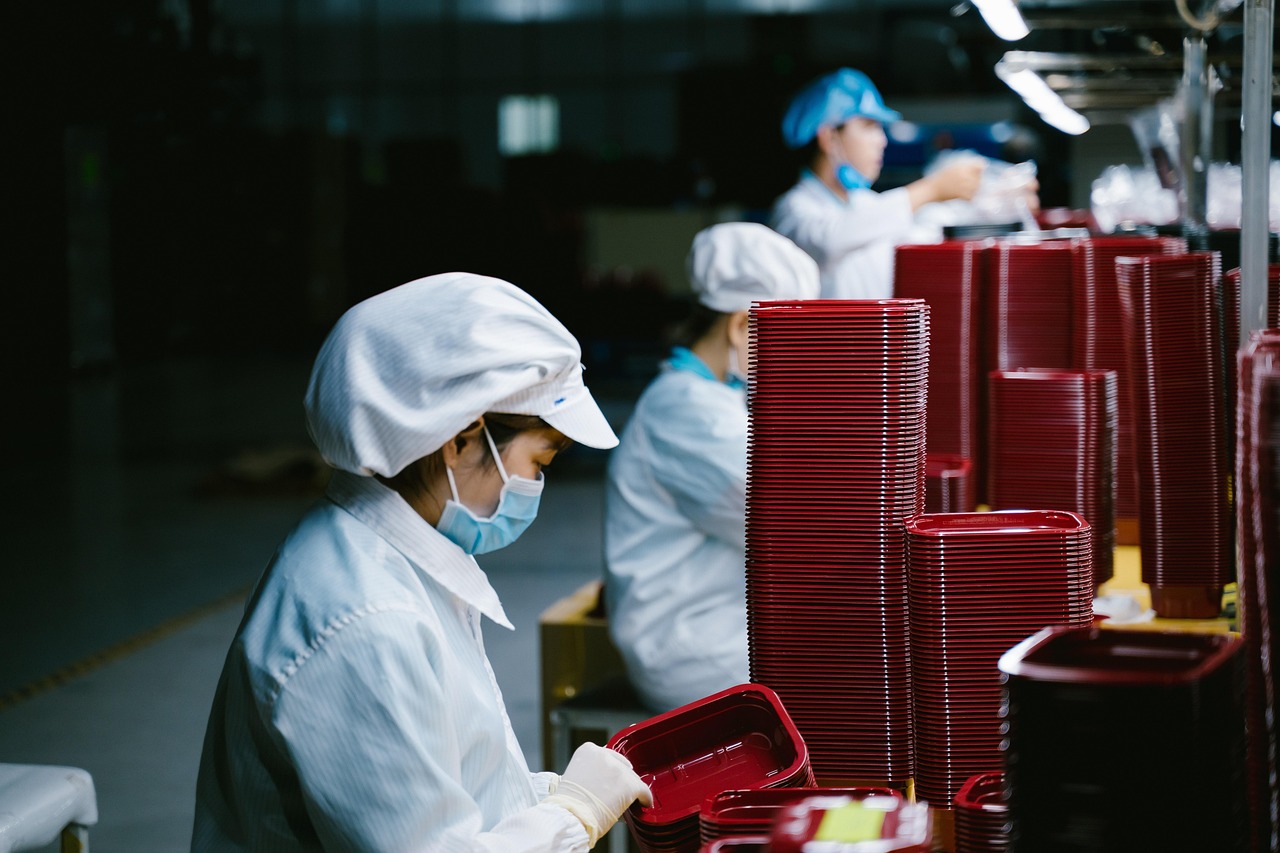 Clean packaging production line